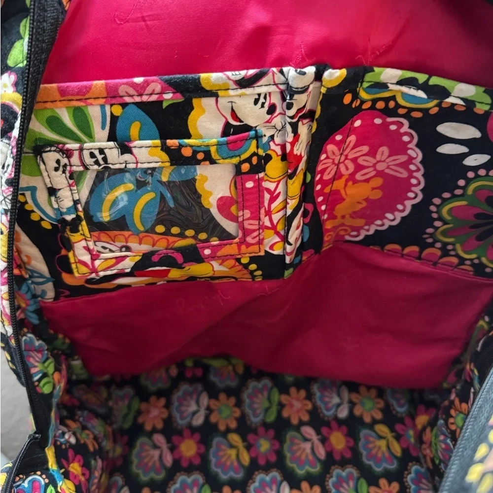 Vera Bradley Disney Parks Midnight with Mickey Quilted Backpack Retired Rare